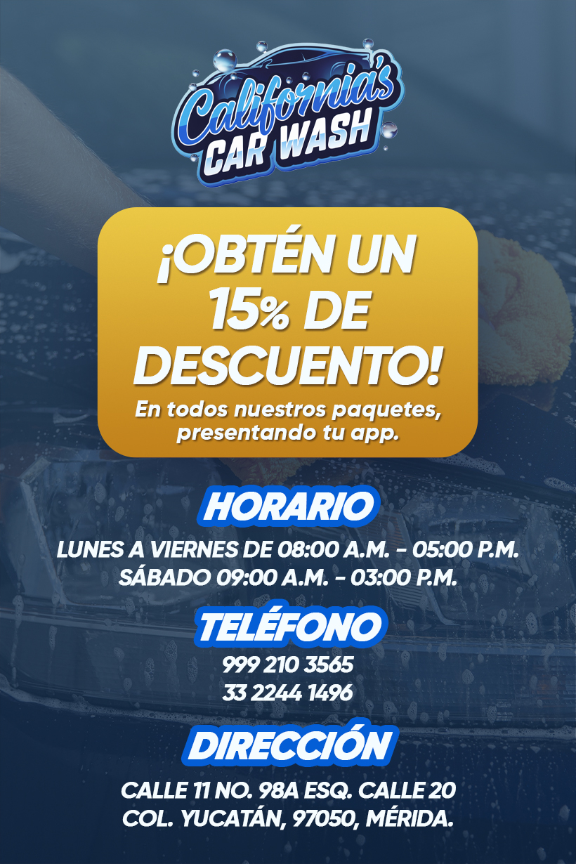 Promoción Car wash